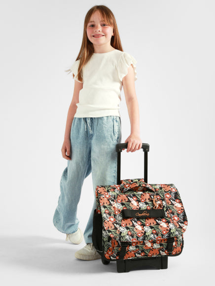 Cartable à roulettes 3 compartiments 41 cm - 1
