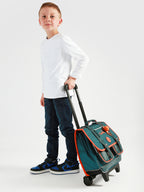 Cartable à roulettes 2 compartiments 38 cm - 4