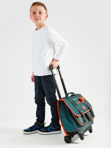 Cartable à roulettes 2 compartiments 38 cm - 4