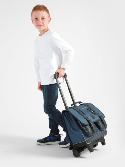 Cartable à roulettes 2 compartiments 38 cm - 2
