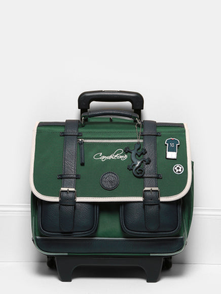 Cartable à roulettes 2 compartiments 38 cm - 5